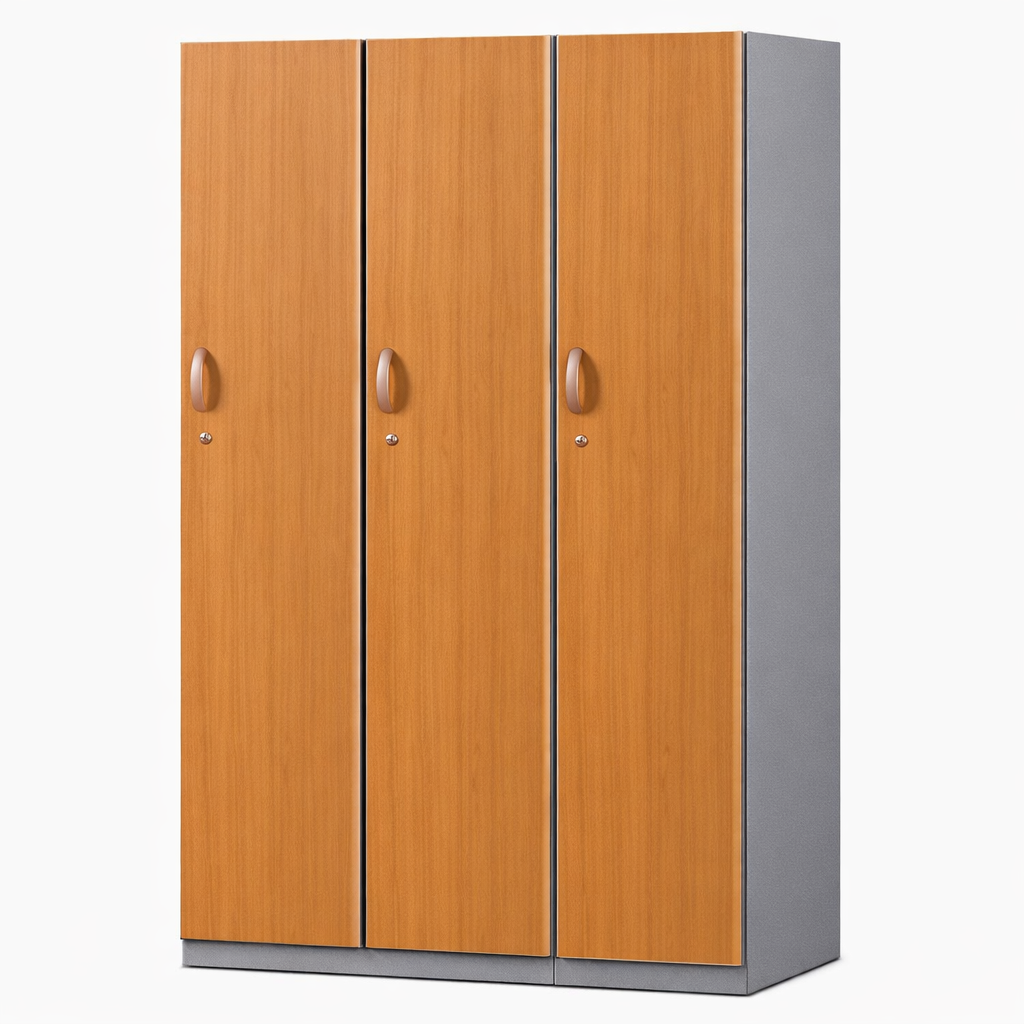 3인 목제 사무옷장