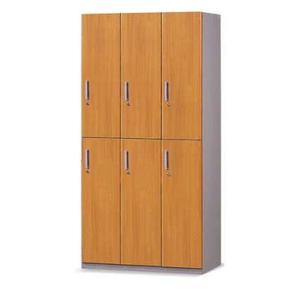 6인 목제 사무옷장