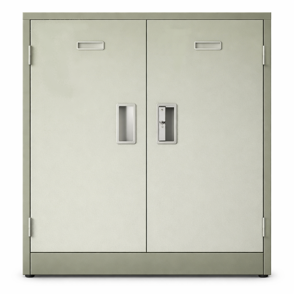 3단 철제 캐비닛